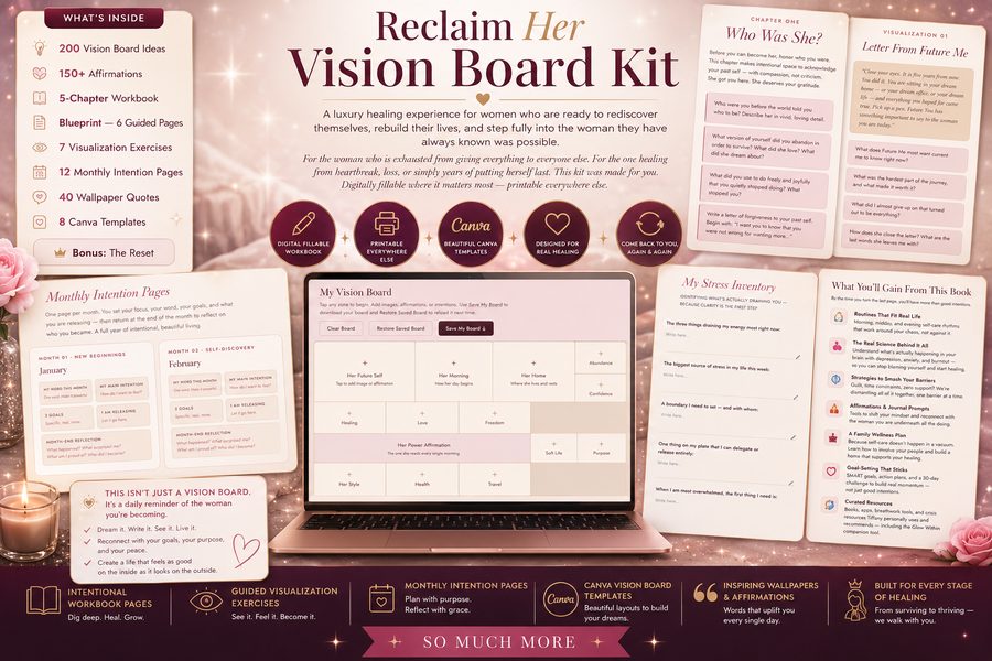 Reclaim Her Digital Vision Board